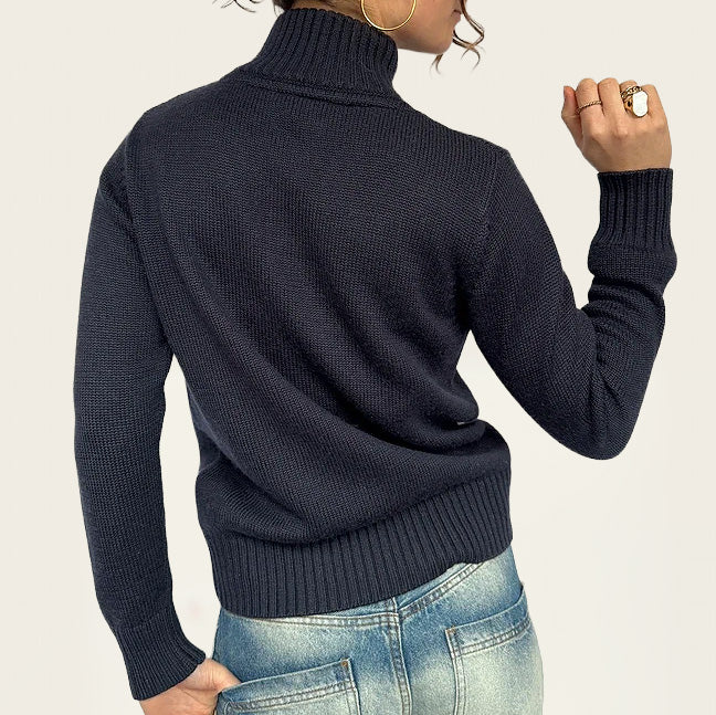 Marineblauwe Napapijri sweater vest