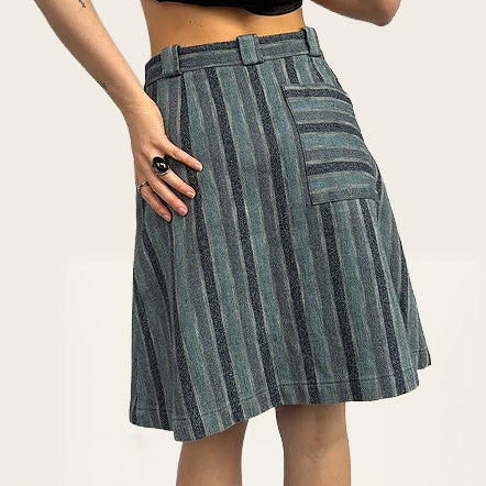 Hofmann Copenhagen gestreepte midi rok