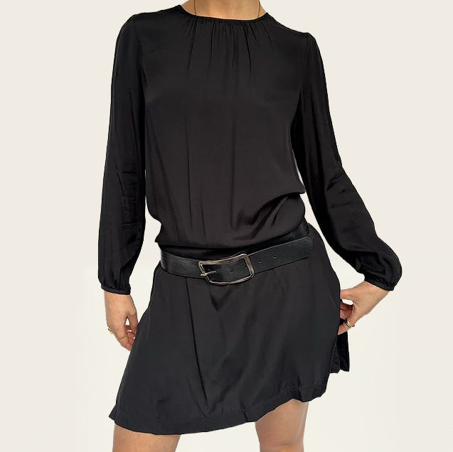 A.P.C. zwarte mini jurk