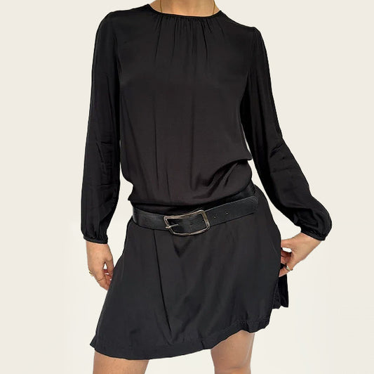 A.P.C. zwarte mini jurk