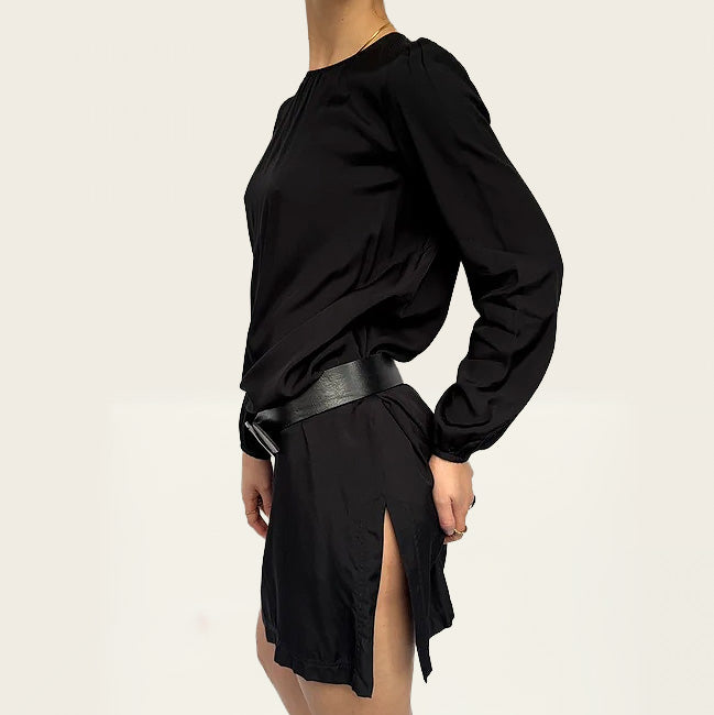 A.P.C. zwarte mini jurk