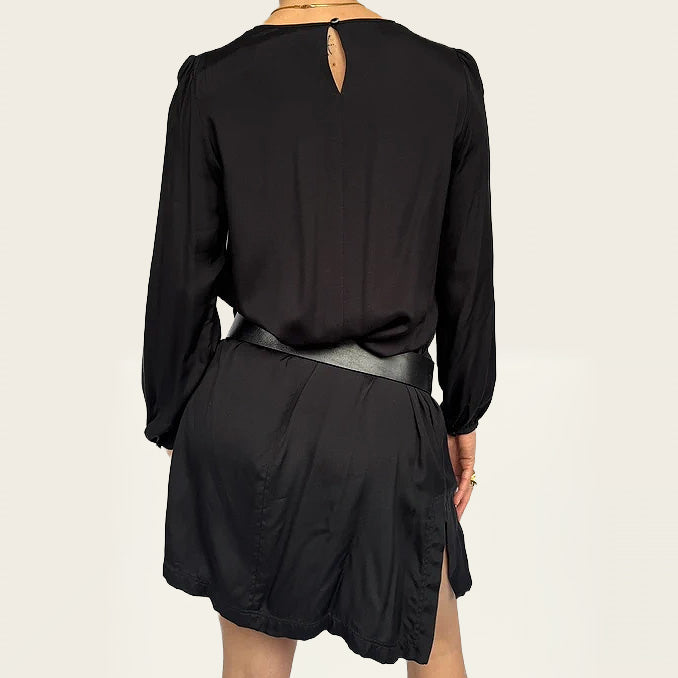 A.P.C. zwarte mini jurk