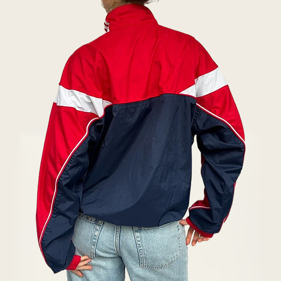 Adidas oversized vintage track jacket