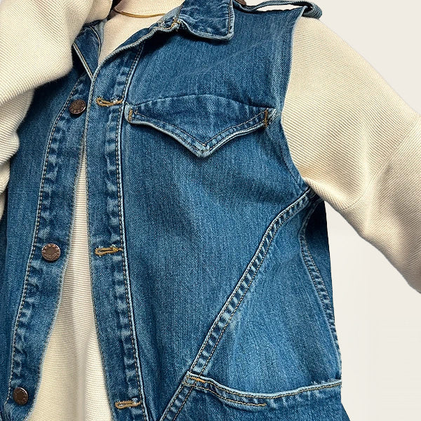 Posers denim gilet
