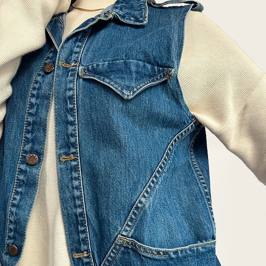 Posers denim gilet