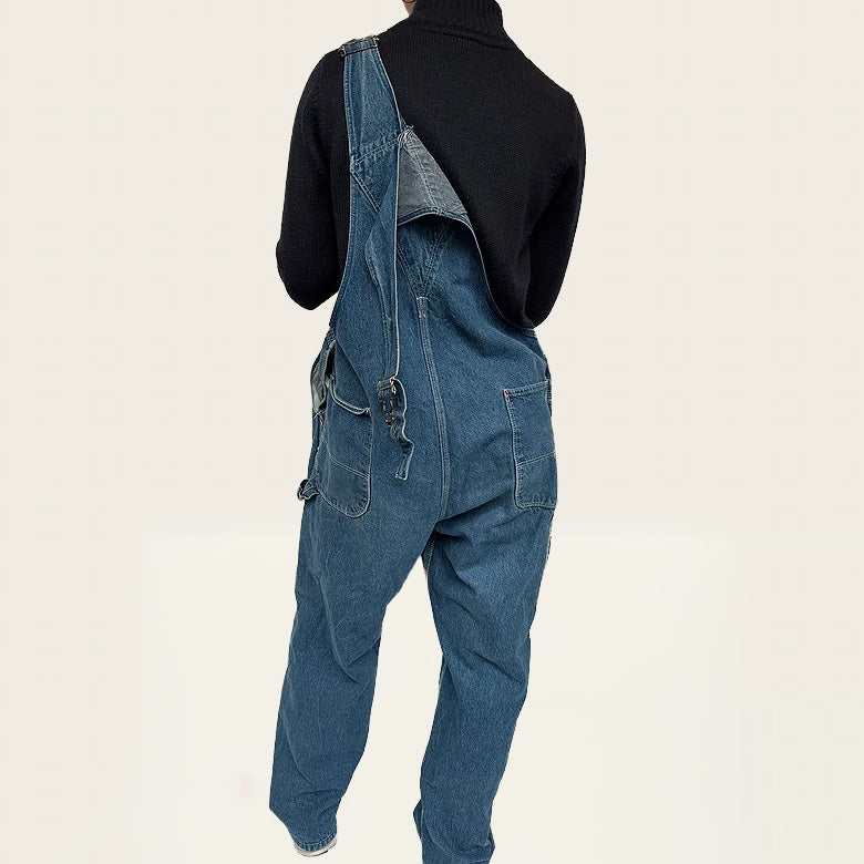 De perfecte Dickies denim overall / tuinbroek