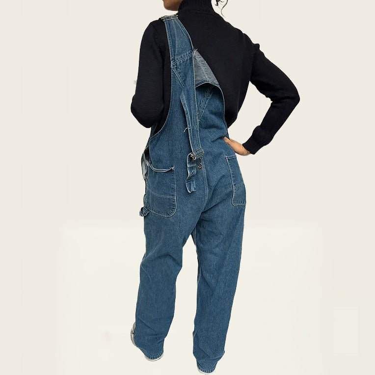 De perfecte Dickies denim overall / tuinbroek