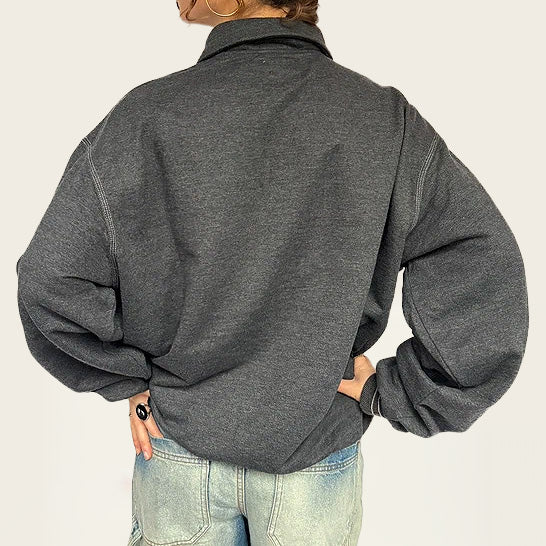 Spalding USA sweater in donkergrijs