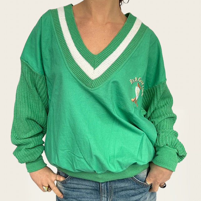 Le Magliedi Paky gebreide sweater groen