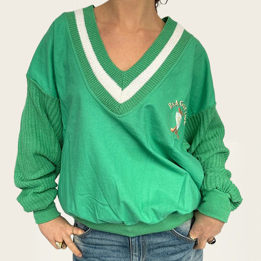 Le Magliedi Paky gebreide sweater groen