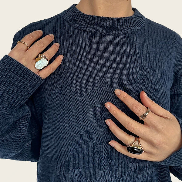 Burberry marineblauwe sweater