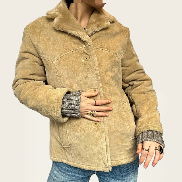 GUESS lammy leren jas