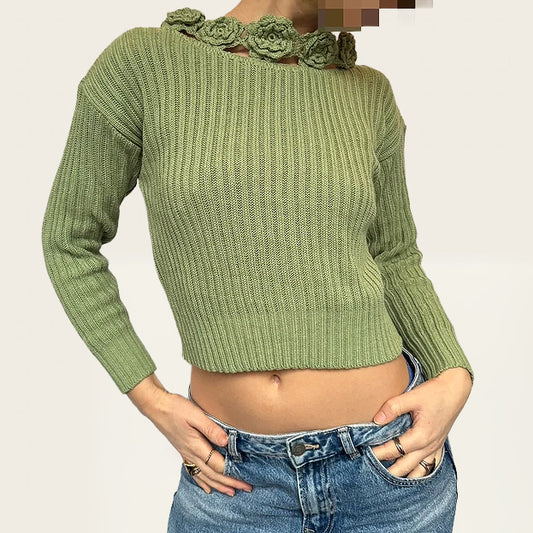 Paola Dotti groene sweater