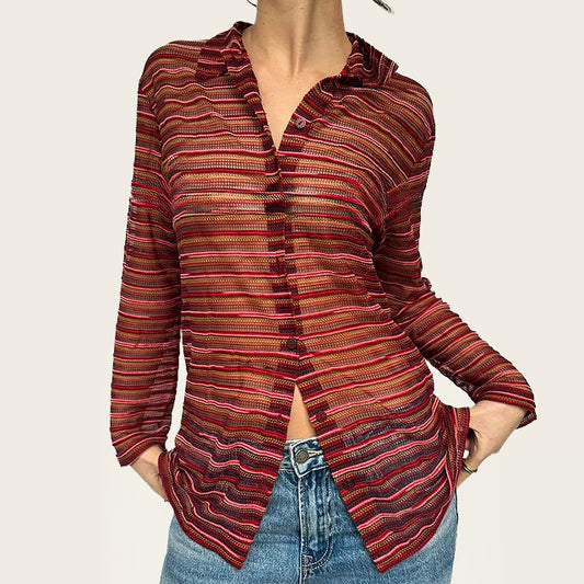 Missoni Sport mesh blouse