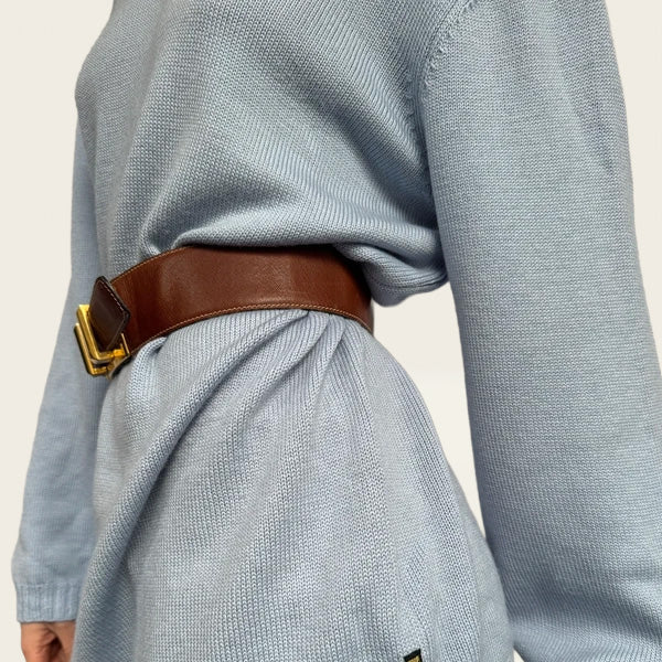 Armani Jeans pullover knit licht blauw-grijze tint