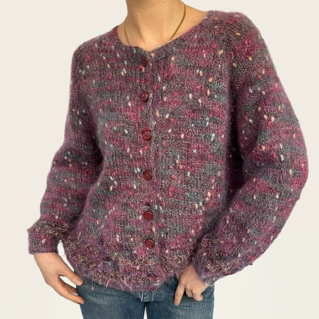 Veelkleurig gebreid vest / trui