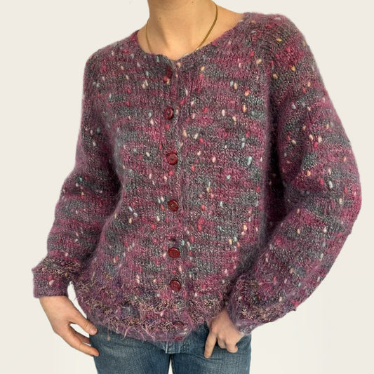 Veelkleurig gebreid vest / trui