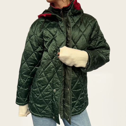 United Colors of Benetton country-stijl jas diep groen