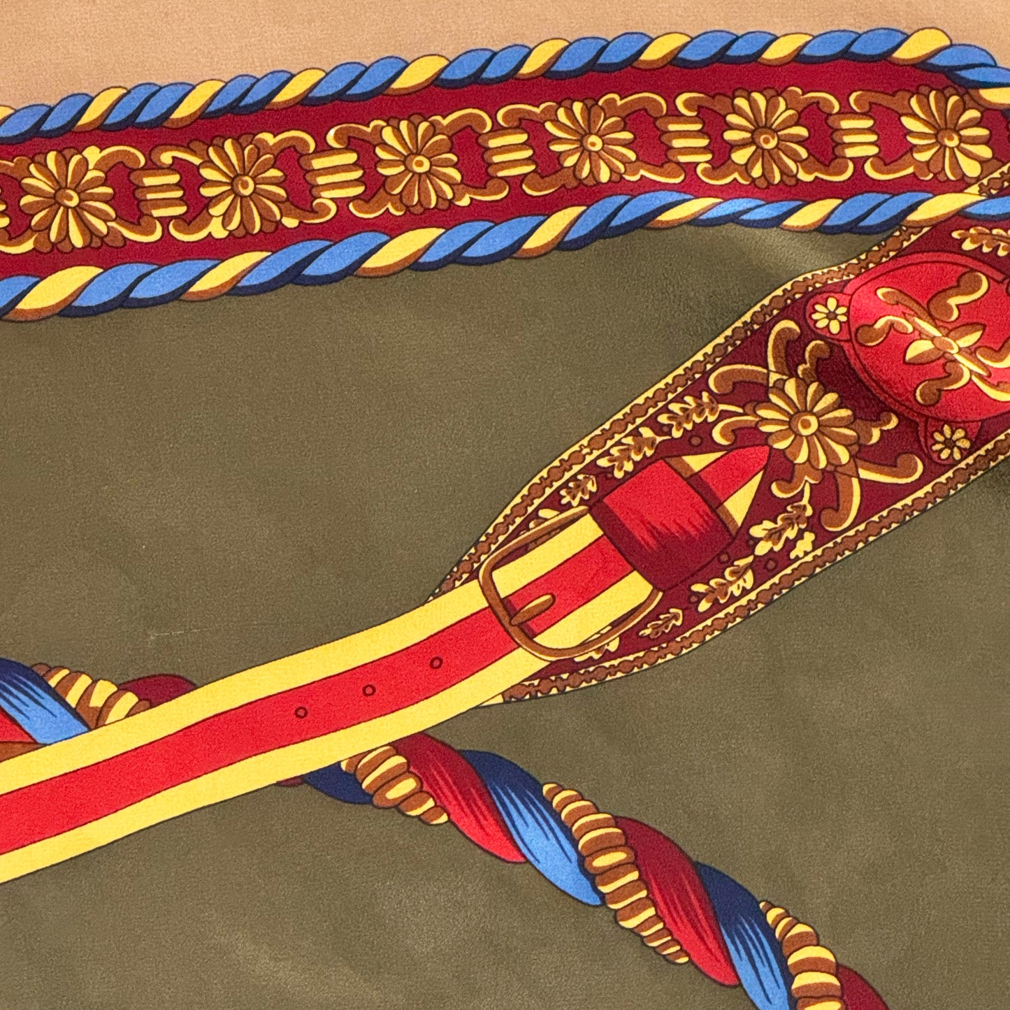 Vintage zijden sjaal